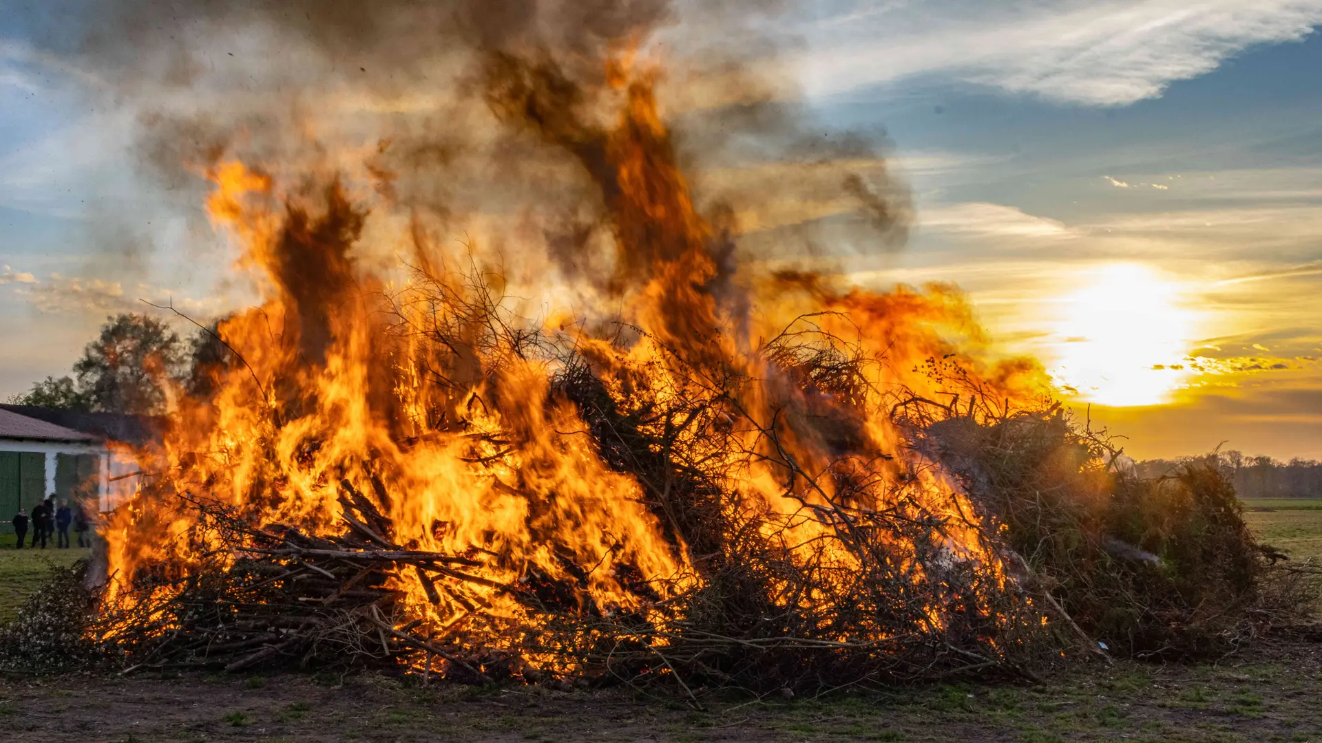 Wann wird das Osterfeuer wieder brennen?